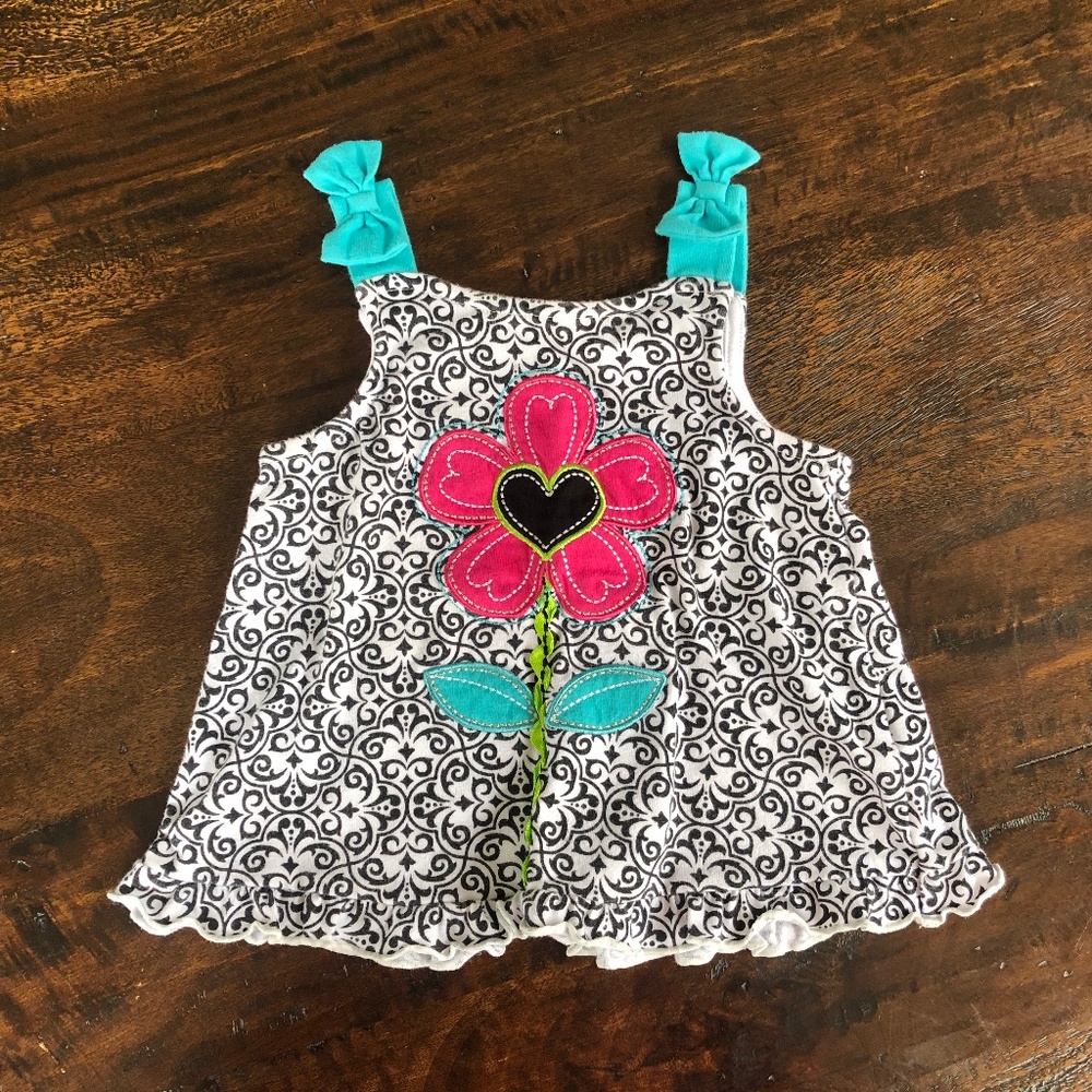 Fun Fuchsia Flower Top